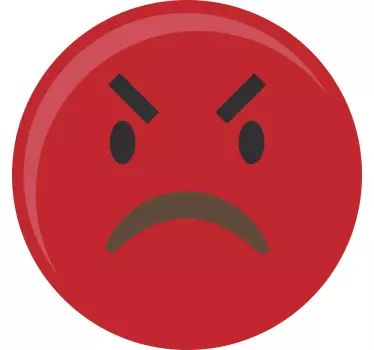 Sticker mode Émblem de l'humeur en colère - TenStickers