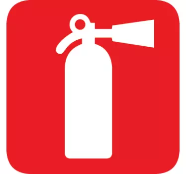 Sticker pour usine signalisation extincteur - TenStickers