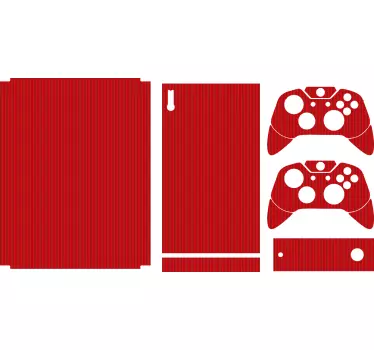 Sticker xbox console de jeu rouge - TenStickers