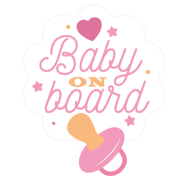 Autocollant bébé à bord panneau de voyage bébé - TenStickers