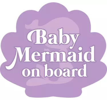 Autocollant bébé à bord sirène en alerte - TenStickers