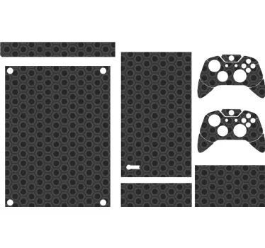 Sticker xbox structure en nid d'abeille - TenStickers