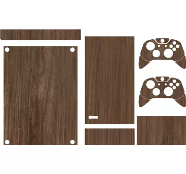Sticker Xbox ensemble d'accessoires en similibois - TenStickers