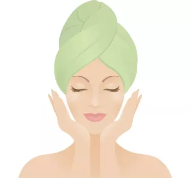 Sticker beauté femme - TenStickers
