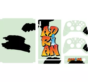 Sticker Xbox nom urbain personnalisé - TenStickers