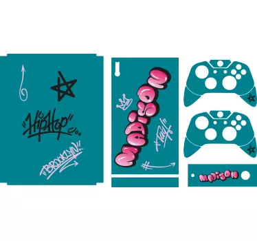 Sticker xbox style hip hop - TenStickers