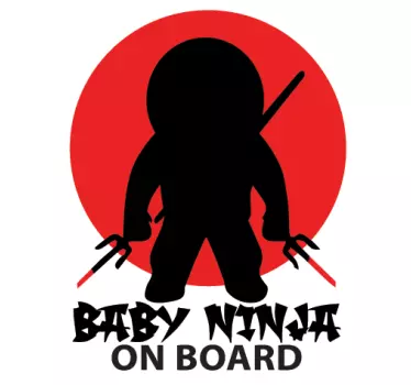 Sticker voiture ninja - TenStickers