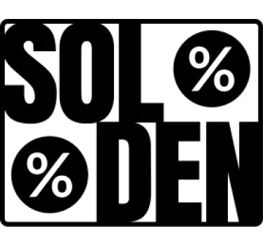 Autocollant Soldes solden - TenStickers