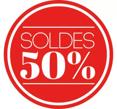 Autocollant Soldes remise étiquette - TenStickers