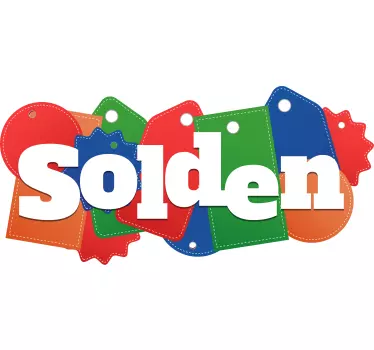 Autocollant Soldes solden étiquettes - TenStickers