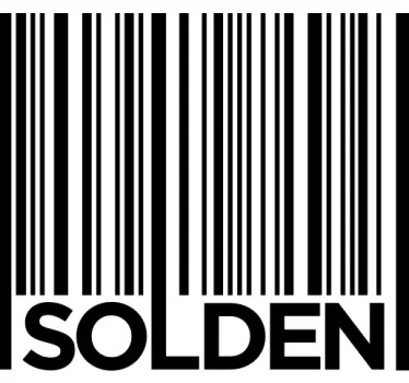 Sticker vitrine solden code promo - TenStickers