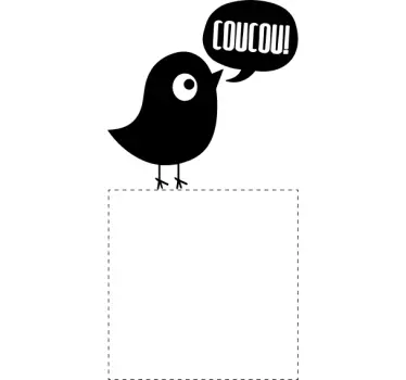 Sticker interrupteur coucou - TenStickers