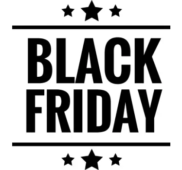 Sticker Black Friday soldes - TenStickers