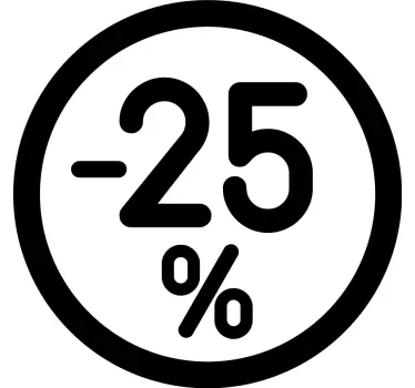Autocollant Cercle soldes - TenStickers