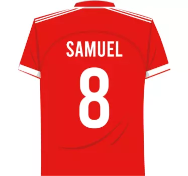Sticker Mural Foot Standard de Liège personnalisable - TenStickers