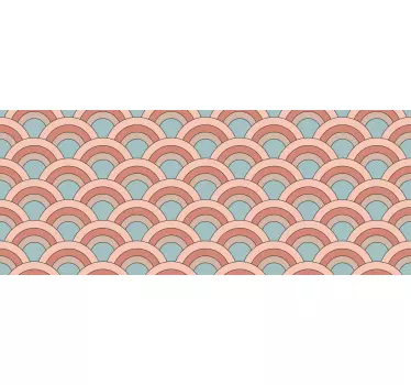 Adhésif meuble motif géométrique coloré - TenStickers