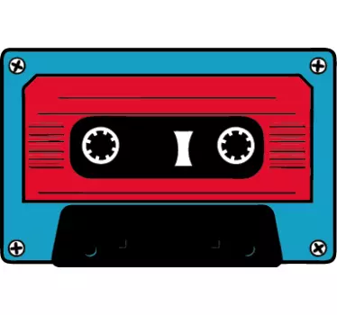 Autocollant musique cassette 50 - TenStickers