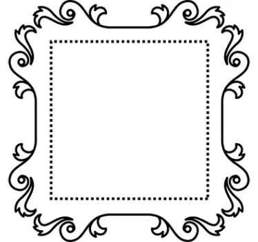 Sticker interrupteur contour fin - TenStickers