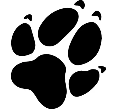 Sticker patte de chien - TenStickers
