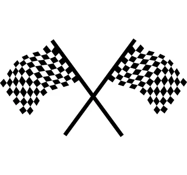 sticker drapeau sport auto moto - TenStickers