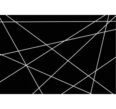 Sticker lignes motif géométrique pour bureau - TenStickers