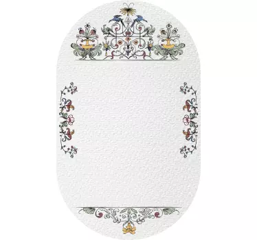 Sticker tableau blanc couleurs vintage  - TenStickers