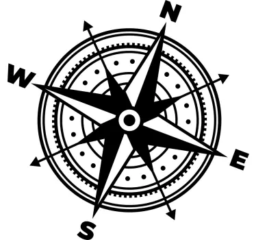 Sticker pour camping-car boussole - TenStickers
