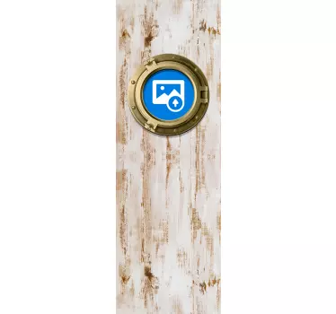 Sticker trompe l'oeil fenêtre de navire - TenStickers