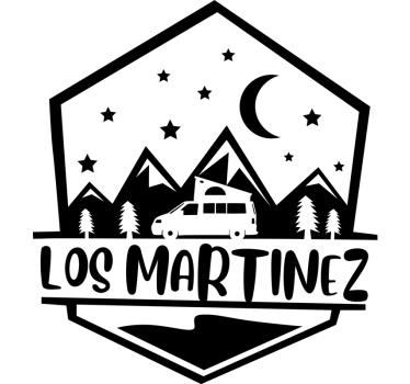 Sticker camping-car famille personnalisable - TenStickers