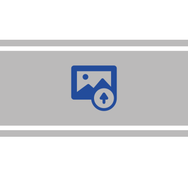 Sticker vitrine logo dans translucide et bandes - TenStickers