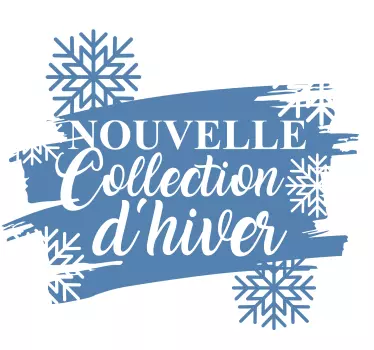 Sticker vitre nouvelle collection d'hiver - TenStickers