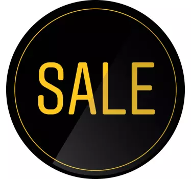 Sticker soldes promotion de forme circulaire - TenStickers