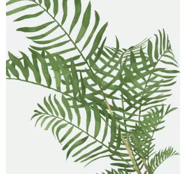 Sticker carrelage feuilles de plantes - TenStickers