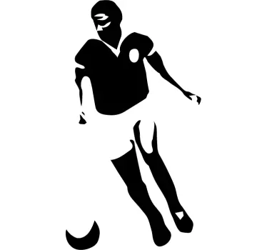 sticker Eusebio en action - TenStickers