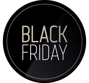 Sticker Black Friday vitrines - TenStickers