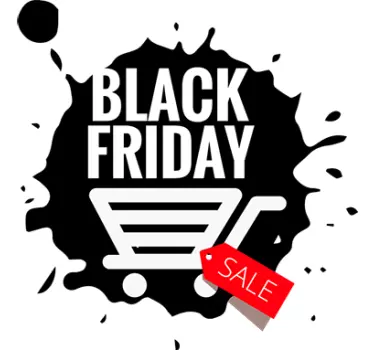 Sticker Black Friday caddie - TenStickers