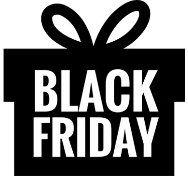 Sticker Black Friday cadeau - TenStickers