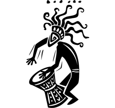 Autocollant mural danse africiane - TenStickers