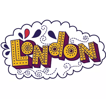 Autocollant mural dessin London - TenStickers
