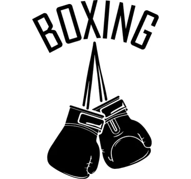 gants de boxe pendus - TenStickers