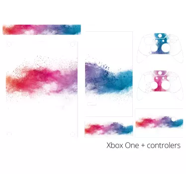 Sticker xbox éclaboussures peinture - TenStickers
