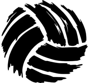 sticker ballon volleyball - TenStickers