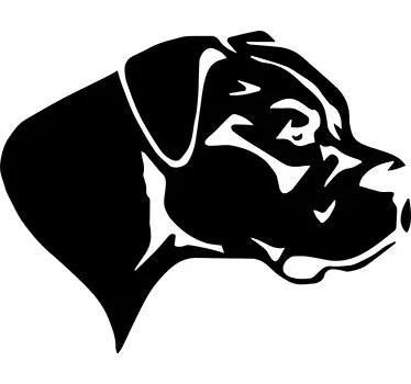 Sticker chien dogue - TenStickers