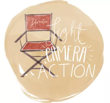 Sticker Maison Chaise de directeur film - TenStickers