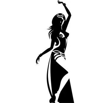 Sticker danse orientale - TenStickers