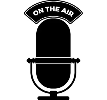 Sticker décoratif On the air radio - TenStickers