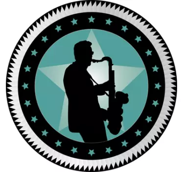Sticker étoile jazz - TenStickers
