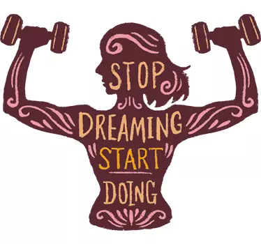 Sticker motivation fitness musculation - TenStickers