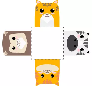 Sticker Chambre Enfant Set d'animaux - TenStickers
