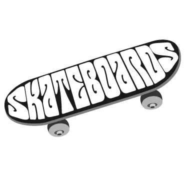 Sticker logo skateboard - TenStickers